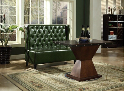 Chesterfield sofa couch bench green waiting room living room office sofas new